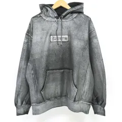 Supreme シュプリーム MM6 Maison Margiela Foil Box Logo Hooded Sweatshirt スウェット パーカー Lサイズ ※中古