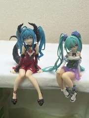【中古】初音ミク ヌードルストッパー フィギュアセット（2個）