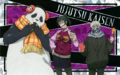 【中古】キャラカード 禪院真希＆狗巻棘＆パンダ 「呪術廻戦×よこはまコスモワールド ホログラムカード(ブラインド) 夜の遊園地 ver.」