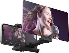【数量限定】/ 4.7～7inchスマートフォン Lite Switch 対応 Switch/Nintendo 角度調整可能 Nintendo 【最大3倍まで拡大】 ブラック スマホ拡大鏡 P-LS3X01BK エレコム