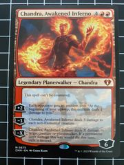 Mtg シングル: Chandra, Awakened Inferno (目覚めた猛火