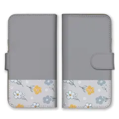 iPhone14 ケース 手帳型 アイフォン14 スマホケース 携帯ケース 花柄 お花 小花 フラワー チューリップ 北欧 落ち着いた 柄物 パステルカラー 可愛い かわいい カラー03