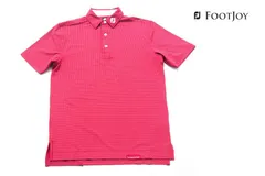 【4月末限定セール】【中古】フットジョイ foot joy メンズ総柄プリント半袖ポロシャツ M