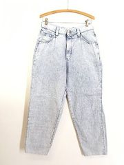 古着 90s USA製 Lee ケミカル デニム タック スラックス パンツ テ