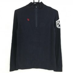 新品未使用タグ付き　パーリーゲイツ　レディース　ハーフジップ　　1 パーリーゲイツ 裏地付ハイネックセーター グレー×グリーン