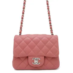 シャネル チェーンショルダーバッグ マトラッセ ココマーク ラムスキン ミニマトラッセ A35200 CHANEL シングルチェーン