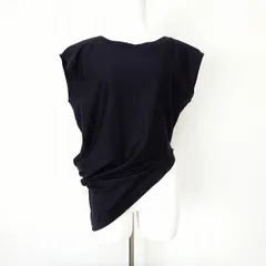 #spc イッセイミヤケ ISSEYMIYAKE Tシャツ M 紺系 ペルマネンテ 変形 ノースリーブ レディース [851083]のサムネイル