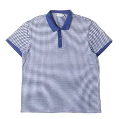 未使用 モンクレール 半袖 ポロシャツ Lサイズ  POLO MONCLER モンクレール ポロシャツ 半袖 ポロ メンズ ロゴ