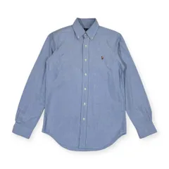 Ralph Lauren ラルフローレン オックスフォード BD ボタンダウン 長袖シャツ XS/ブルー メンズ