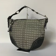 2412-116｜美品｜コーチ ミニシグネチャー ハンドバッグ ブラック