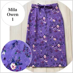 【美品♪】ミラオーウェン　スリットデザインタイトスカート 価格:\9,504 M ロングスカート　タイトスカート B036