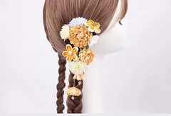 Vitadoro 母の日 ヘアアクセサリー 髪飾り 成人式 七五三 浴衣 袴 着物 振袖 和装 つまみ細工 花 卒業式 結婚式