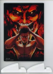 【中古】アクリルスタンド・アクリルパネル エレン・イェーガー アクリルアート 「進撃の巨人」 34巻発売記念抽選で当たるプレゼントキャンペーン 当選品