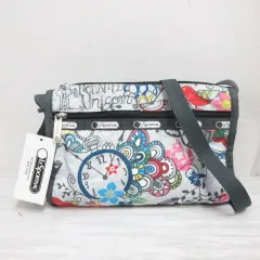 レスポートサック LesportSAC スモール ショルダー バッグ ユニコーン グレー ポシェット 斜め掛け 裏地付き