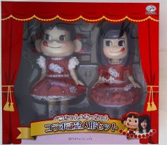 不二家 ペコちゃん＆あっちゃん コラボ記念人形セット - メルカリ