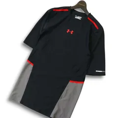 UNDER ARMOUR アンダーアーマー 春夏 heatgear★ 半袖 コンプレッション シャツ Tシャツ Sz.3XL メンズ 大きいサイズ 特大