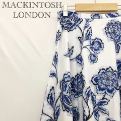 マッキントッシュ ロンドン　１３号　フラワーフレアスカート ひざ丈　未使用品 MACKINTOSH LONDON マッキントッシュ ロンドン フレア スカート