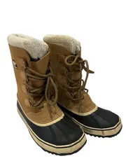 Z1561SOREL WATERPROOF ソレル　スノーブーツ　ムートンブーツ　ベージュ　レディース　サイズ25