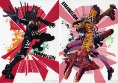 [중고] 클리어 파일 신 2호기 α&8호기 β A4 클리파일 2장 세트 [신 에반게리온 극장판] EVANGELION STORE 한정