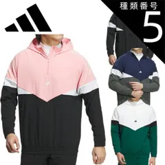 種類5：M/ブラック/ブラック(IM7221) アディダスゴルフツイストウィーブ アーカイブデザイン サイドジップ付き ハーフジップ長袖フーディーメンズ ゴルフ ウェア「ADIDAS GOLF JSC10」2024年秋冬モデル