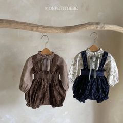 【韓国子供服】monpetitbebe   miel  smoke romper