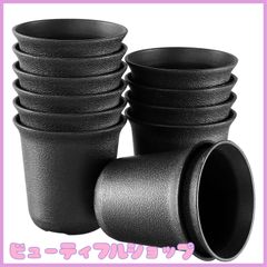 【特価】LIOOBO 植木鉢 プラスチック製 多肉植物 サボテン鉢 プランター容器 フラワーポット 6.5x6.5x6.5cm 12個セット