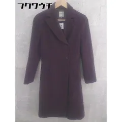 ■ COMME CA コムサ  長袖 コート サイズ9 ボルドー系 レディース  【中古】 【1002801960995】