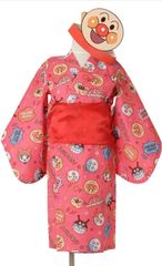 アンパンアン浴衣セット　女の子　キッズ　ベビー