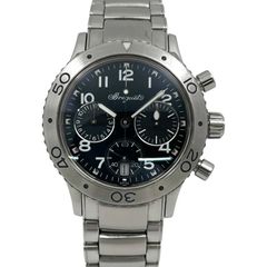 【Breguet】ブレゲ トランスアトランティック タイプXX 4820 腕時計 ステンレススチール メンズ 自動巻き クロノグラフ デイト