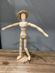 デッサン人形 木製 人形 マネキン 関節可動 美術 インテリア スタンド DIY 置物