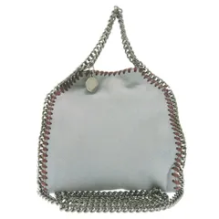美品 ステラマッカートニー ファラベラ 2WAY チェーンショルダーバッグ レザー ライトブルー 0961 Stella McCartney
