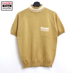 ジャンポールゴルチエクラシック ロゴ入 半袖ニット オレンジ サイズ40