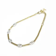 CHANEL シャネル ネックレス B21A ココマーク ラインストーン チェーン 