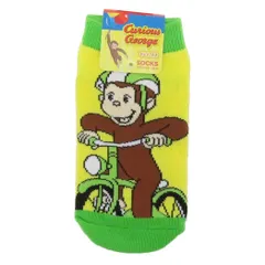 【メール便】おさるのジョージ 子供用靴下 キッズソックス ヘルメット スモールプラネット キャラックス 子ども 絵本キャラクター グッズ 