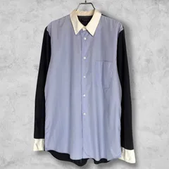 COMME des GARCONS HOMME PLUS 2000's Switiching Color Shirt - Light blue