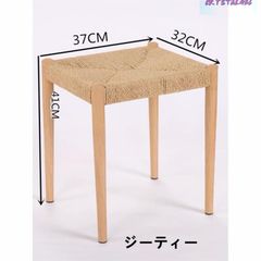 新型麻縄ダイニングチェア 無垢材 アームチェア Yチェア レストラン 別荘 書斎のベランダ 手すりの椅子イス