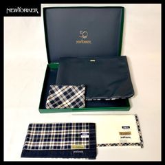 【新品未使用】【NEWYORKER ニューヨーカー】ポーチ大・小　ハンカチ2枚　【4点セット】