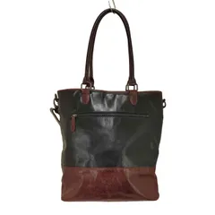 ミッシェルクラン MICHEL KLEIN バイカラー 2way レザーショルダーバッグ レディース 表記無 