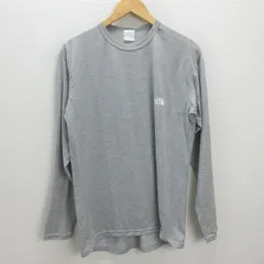 H■ノースフェイス/THE NORTH FACE ロングスリーブTシャツ ドライ速乾【L】灰色/MENS■56【中古】