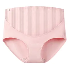 マタニティー ショーツ 綿95% ハイウエスト すっぽり ウエスト調整 リブあみ 妊婦用 妊娠 インナー 下着 産前 産後 アジャスト 大きいサイズ 黒 無地 rm-005