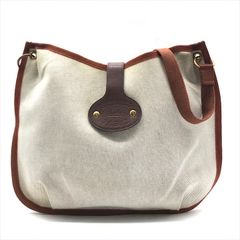 HERMES エルメス キャンバス サコ ロデオ トワルアッシュ エプソン ショルダー バッグ ブラウン レディース ブランド 鞄 k5463