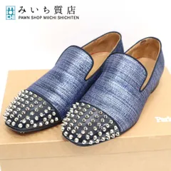 靴 クリスチャン ルブタン シューズ スタッズ 40 1/2 H4252