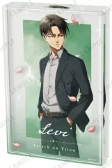 【中古】アクリルスタンド・アクリルパネル リヴァイ(歩み・水彩風ver.) 描き下ろし アクリルブロック 「進撃の巨人」