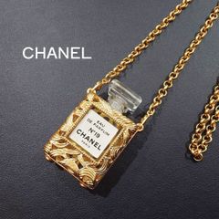 CHANELシャネル ココマーク 香水 No.5 ボトル モチーフ ネックレス