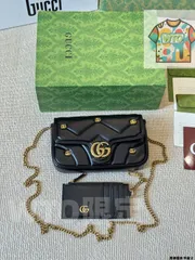 【今日WTO】Gucci GG Marmont ショルダーバッグ（ピンク）送料無料！在庫限定のお得な価格です-WTO輸入2-IZ73