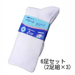 【6足セット】 レディース 靴下 スクール用 グンゼ 日本製 ソックス 白