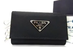 PRADA プラダ キーケース ナイロン 茶 未使用に近い 箱なし