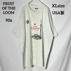 【FRUIT OF THE LOOM】90s  カナダ　トロント　CANADA TORONTO 1994年　CIVITAN シビタンインターナショナル　CNタワー　ヴィンテージ　シングルステッチ　USA製　半袖Tシャツ　グレー　XL US古着