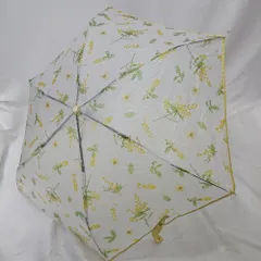 ◇ Θ◎ plantica×Wpc. 花柄 折り畳み傘 表記なし イエロー レディース E  【1505290013048】