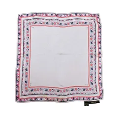 0422 エミリオプッチ　スカーフ　ピンク　汚れあり. ※値下げ不可. EMILIO PUCCI エミリオプッチ ひし形 スカーフ ピンク系 シルク